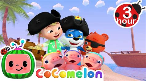 cocomelon gyatt|Three Little Pigs (Pirate Version) + More Nursery Rhymes.